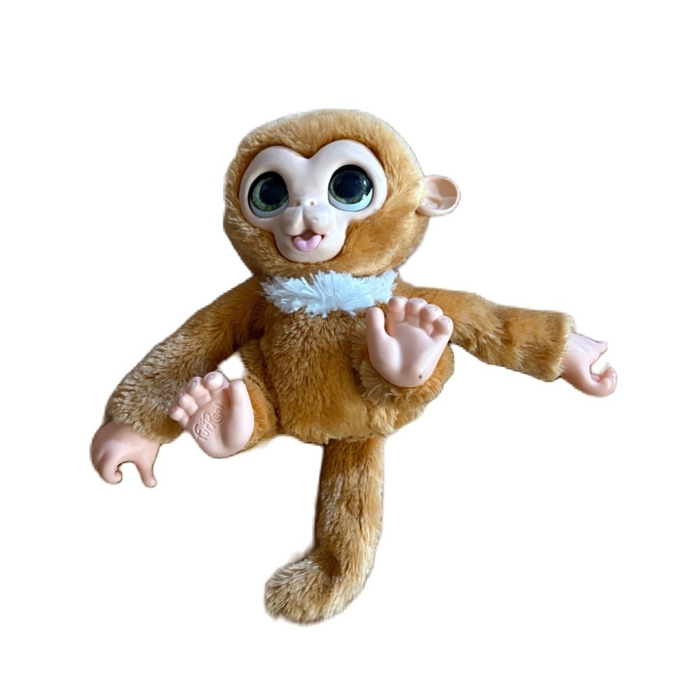 2017 FurReal Interactive Plush "Fur Real" Pet Monkey Toy HASBRO